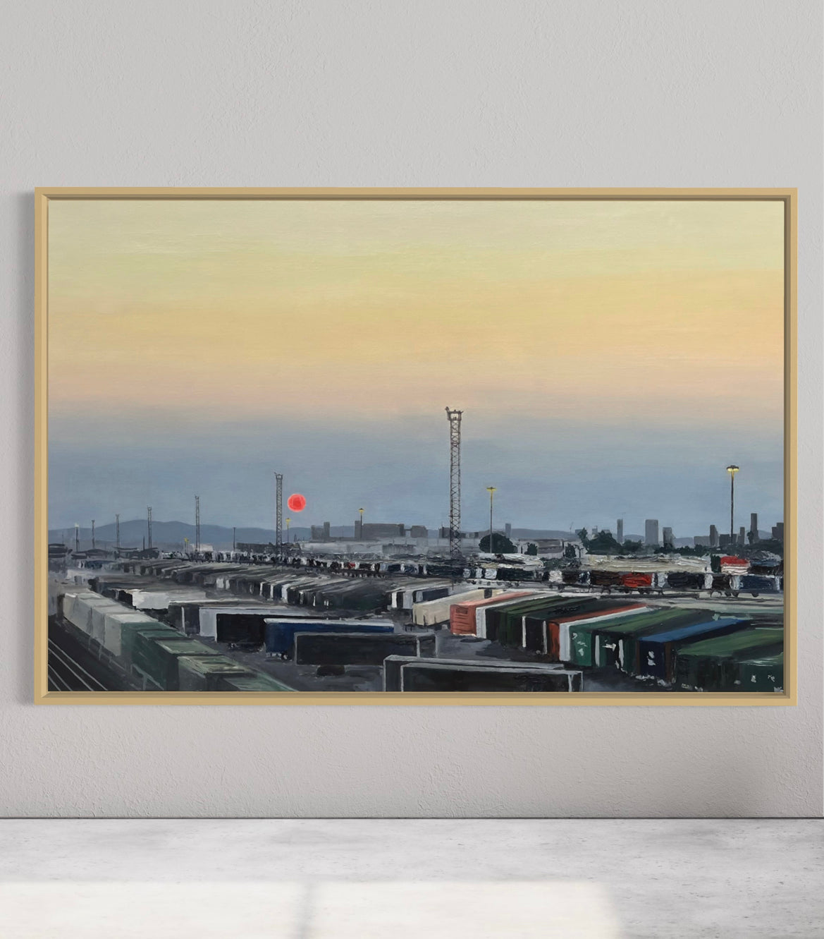 "Shipping Container 1; Fire in the Sky"