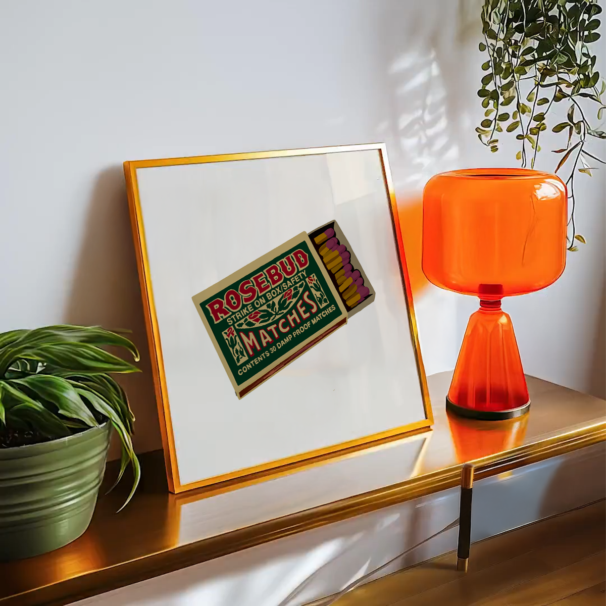 Rosebud Matches by Maria Jose