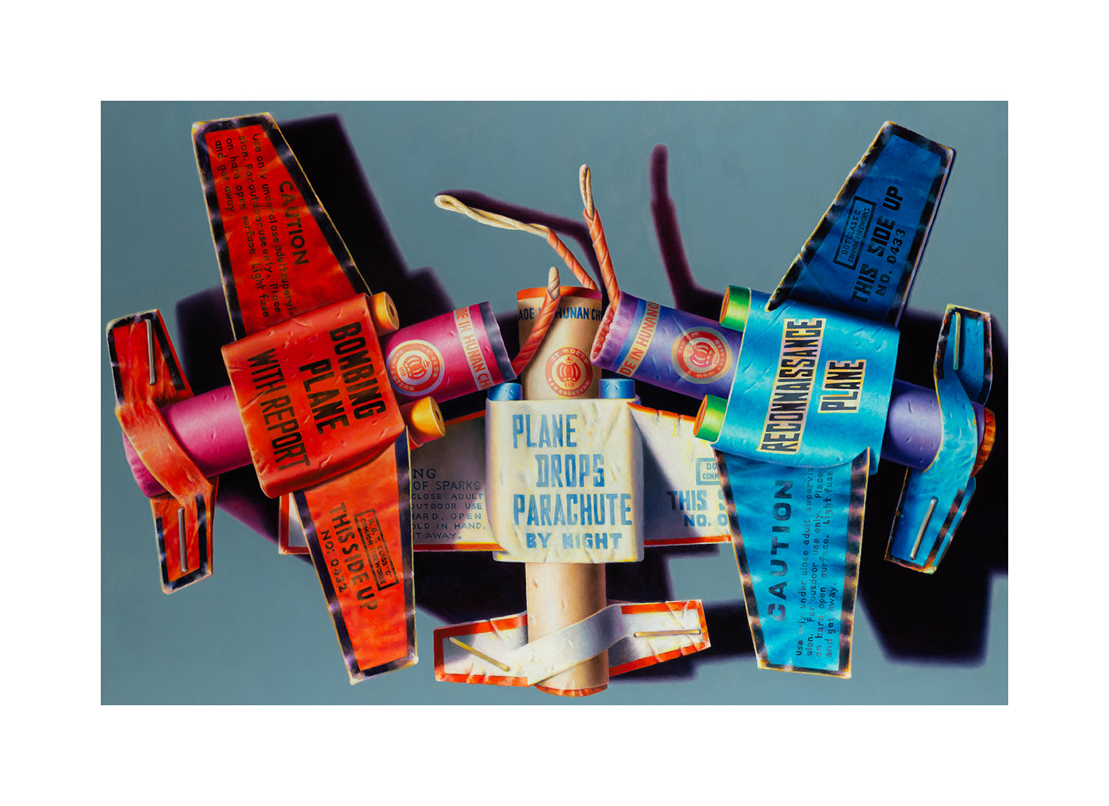 "PLANES (RED, WHITE, AND BLUE)" Limited Edition Print