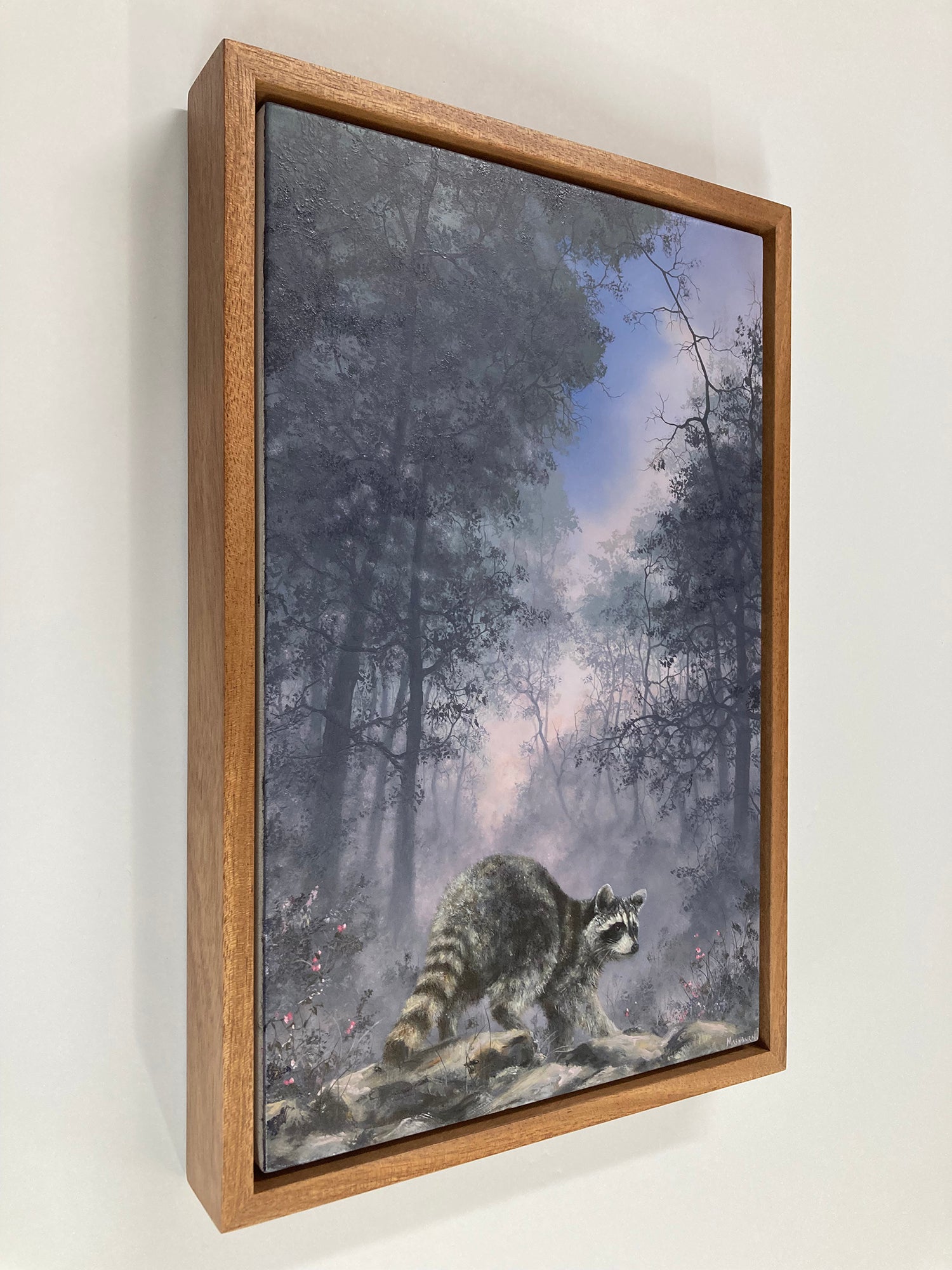 "Woodland with Raccoon"